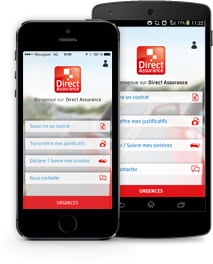 Assurance auto Direct Assurance : on vous guide en temps réel grâce à votre Smartphone!